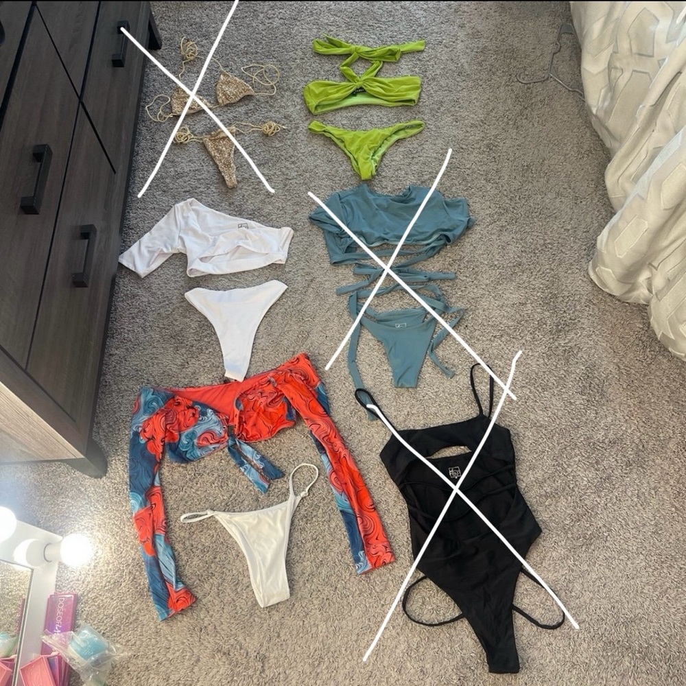 Oh Polly and other brand swimsuit bundle